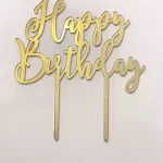 Happy-birthday-Gold-Topper