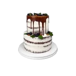 Chocolate Blueberry Wedding Cake